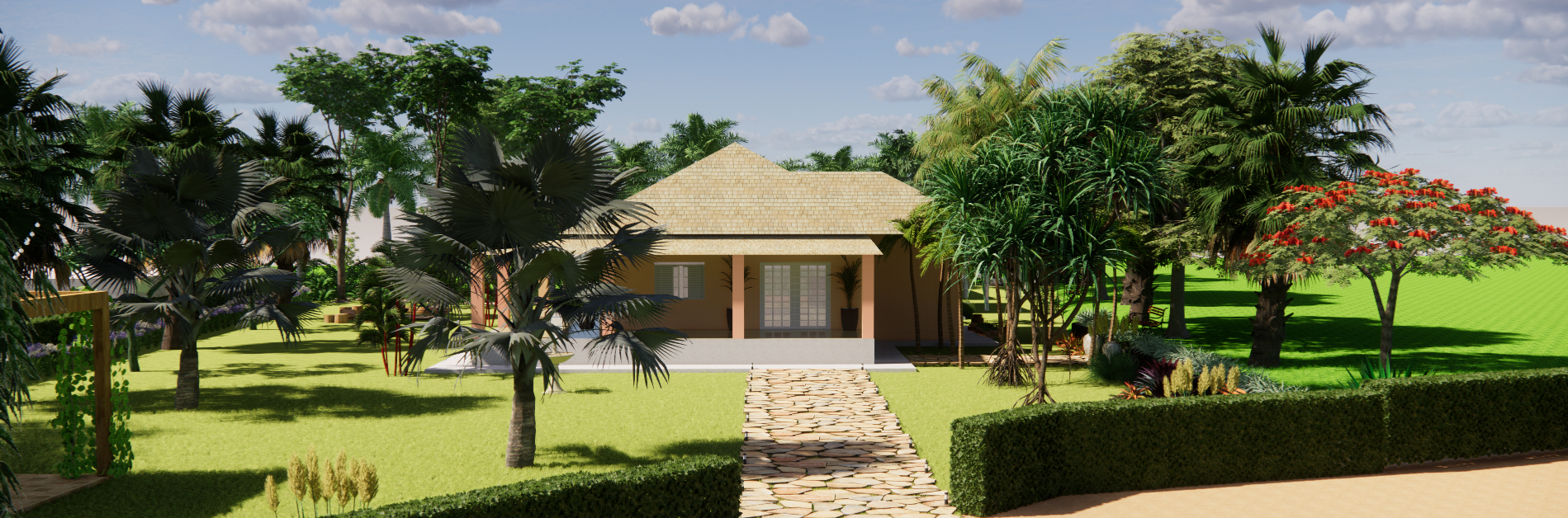 Projeto paisagístico da vinícola Mil Vidas