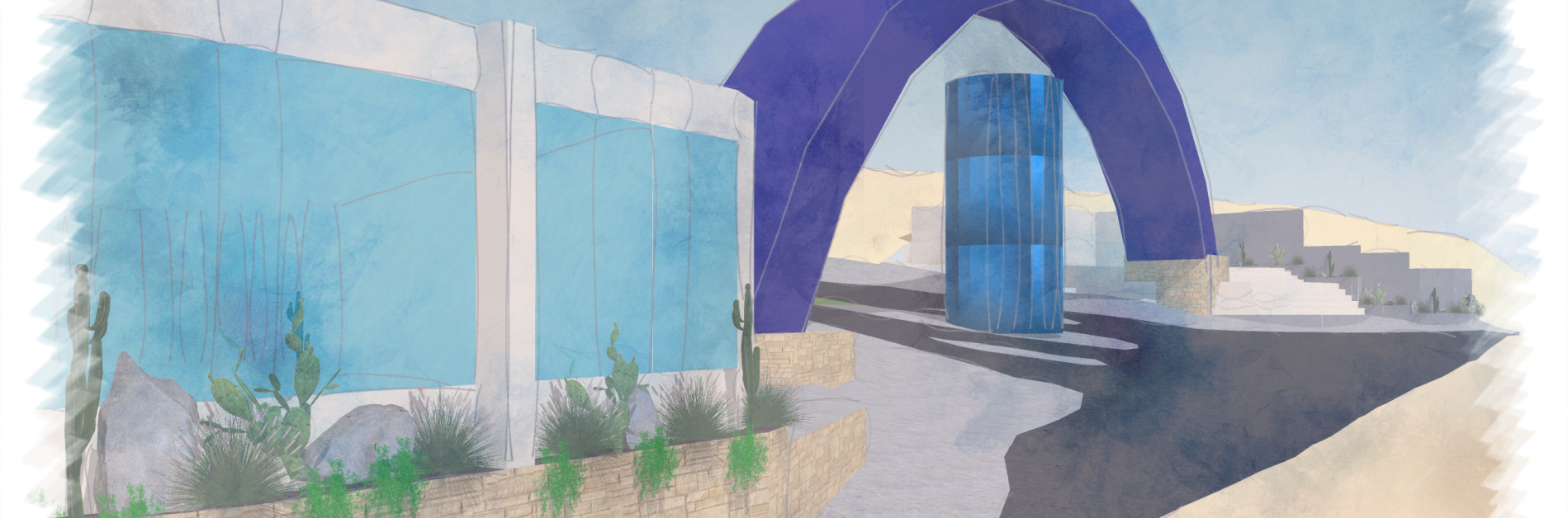 Projeto paisagístico da vinícola Mil Vidas